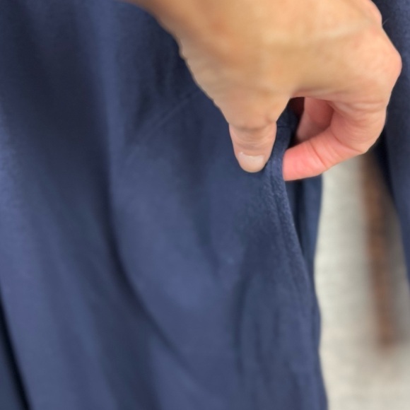 Vintage Lauren Ralph Lauren Blue Nightie Sz Medium with Pockets Monogrammed - Picture 9 of 14